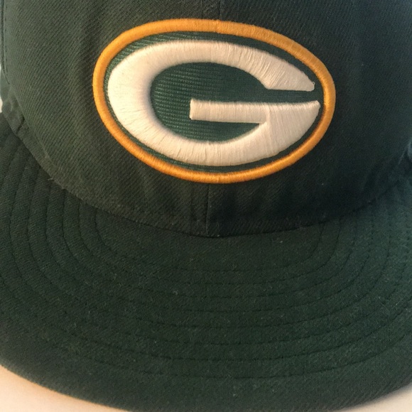 NFL Green Bay Packers 59 Fifty Ball Cap Sz 7 1/8 - Picture 2 of 6